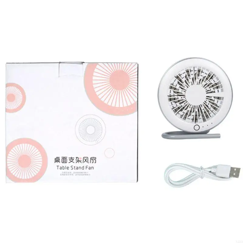 Tilt Table Tilt ปรับได้พัดลมระบายความร้อนขนาดเล็กพัดลมพัดลมส่วนตัวเสียงต่ำ N58D