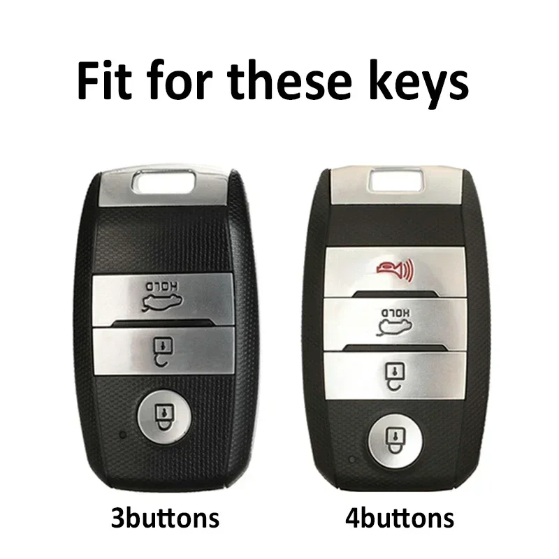 3/4 Buttons TPU Car Remote Smart Key Case Cover ​Shell For KIA Rio Rio5 Sportage Ceed Cerato K3 KX3 K4 K5 Sorento Optima Picanto