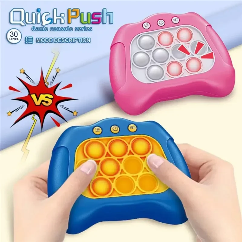 Quickly Pop It Game Children Anti-Stress Toys Funny Creative Hands on Training Decompressio Electronic Toys for kids Adult