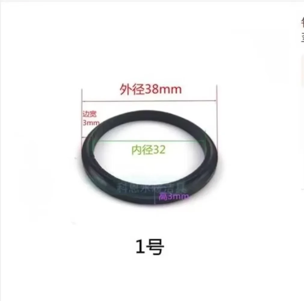 JUNTA DE ALCANTARILLADO con almohadilla impermeable, accesorio para lavabo de verduras, anillo de sellado de rosca completa grande, diámetro de 11CM, tuerca de doble ranura, color blanco y negro