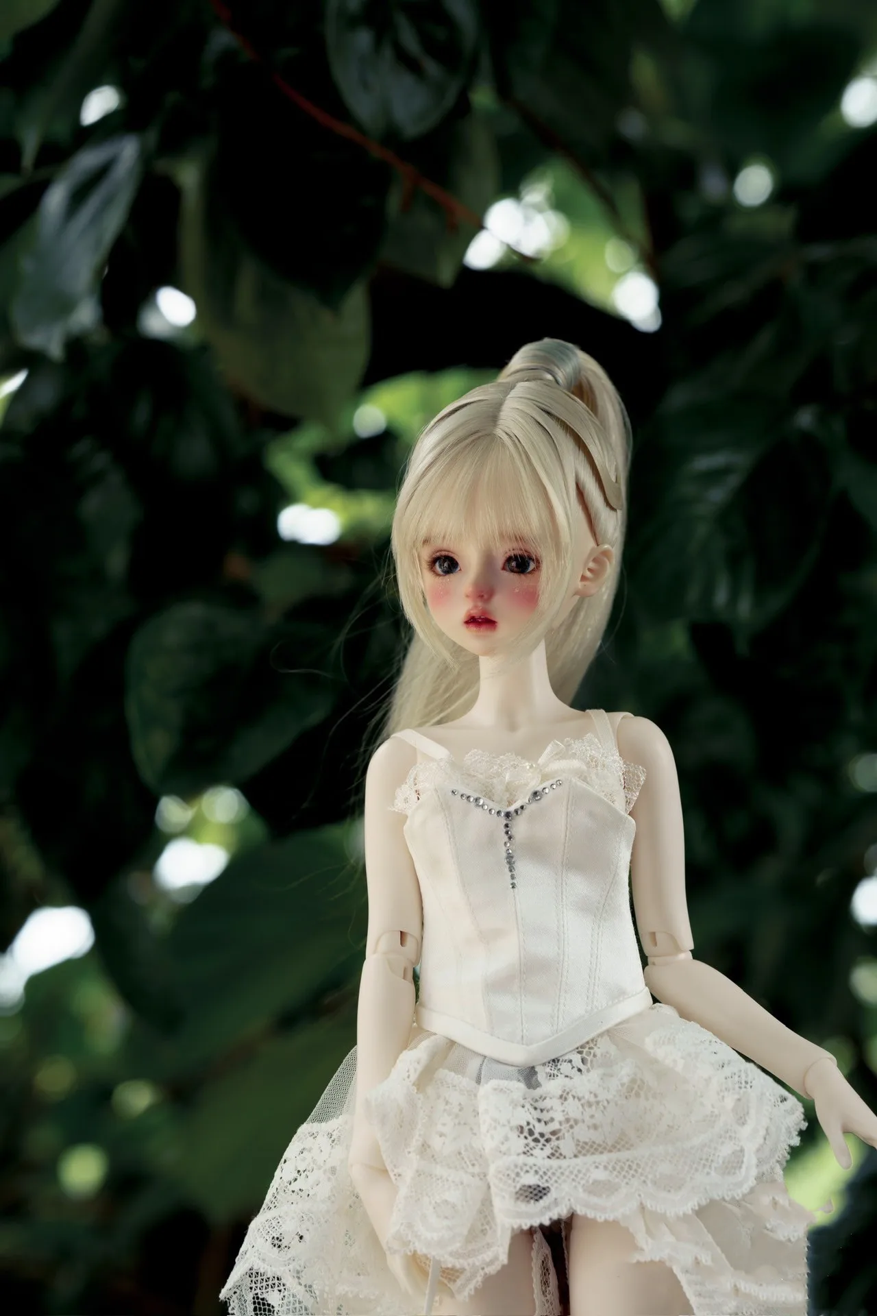 

Customized high-end 1/6 1/4 1/3 BJD doll hair, sunny ponytail mohair wig for blythe doll free shipping