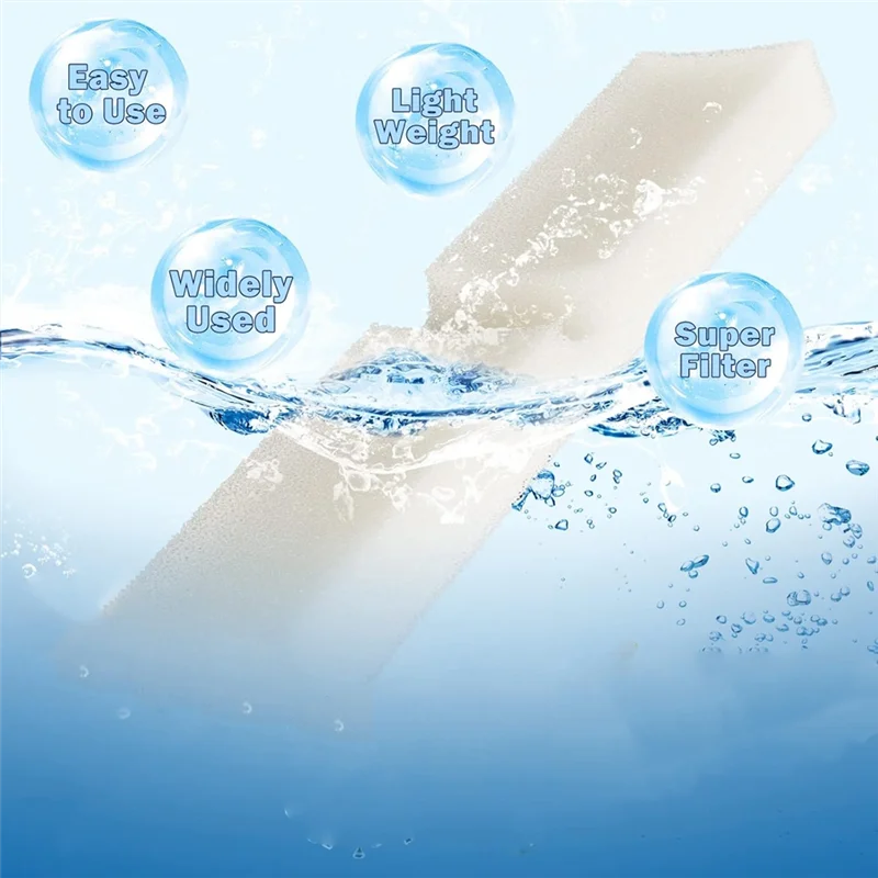 وسادات فلتر رغوة FYBL-Fx4 لفلتر علبة Fluval FX5/FX6، استبدال 12 قطعة من الإسفنج الحيوي لاستخدام حوض السمك
