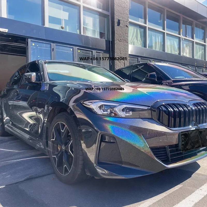 1.52x16m Car Vinyl Wrap for Car Whole Body Vinyl Wrap Chameleon Purple Pink Purple Glossy Metallic Car Wrap Vinyl Roll Film