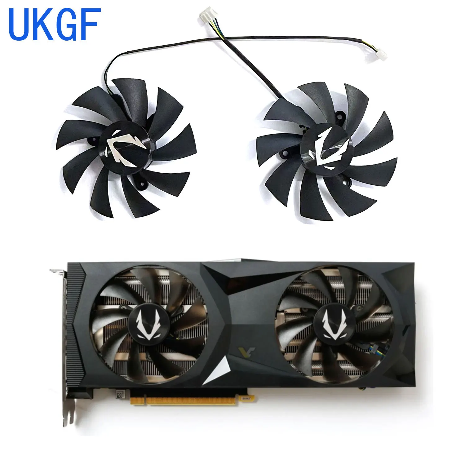 

Brand new 87MM 4PIN GA92S2U RTX2070 2070S GPU fan for ZOTAC GeForce RTX2070 2070S 2080 AMP graphics card replacement