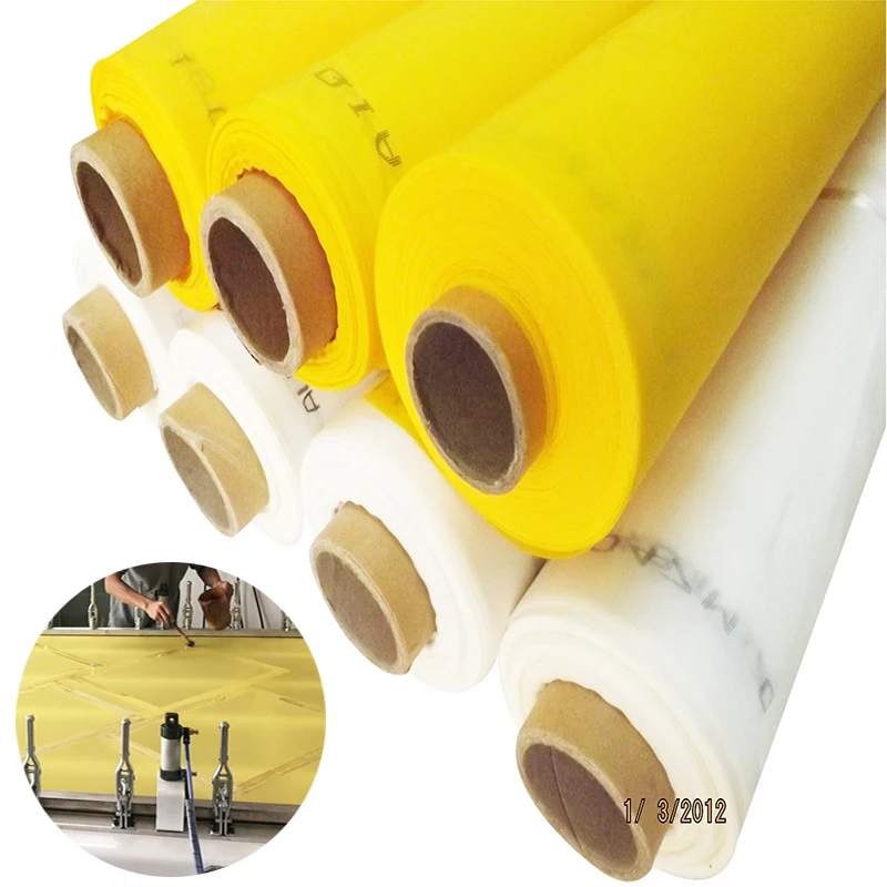 Silk Screen Printing Mesh 130T 165cm Yellow 50meter