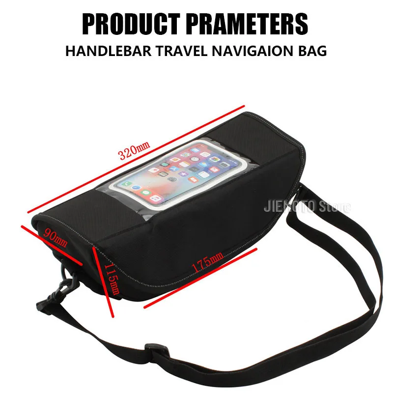 

For TMAX T-MAX TMAX500 TMAX530 T-MAX 500 530 SX DX Waterproof motorcycle handlebar travel navigation bag