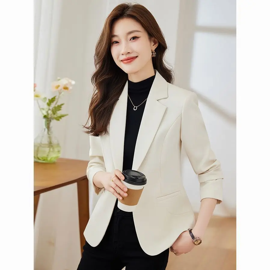 New Blazer Casual Slim Short Top Small Temperament Professional Suit