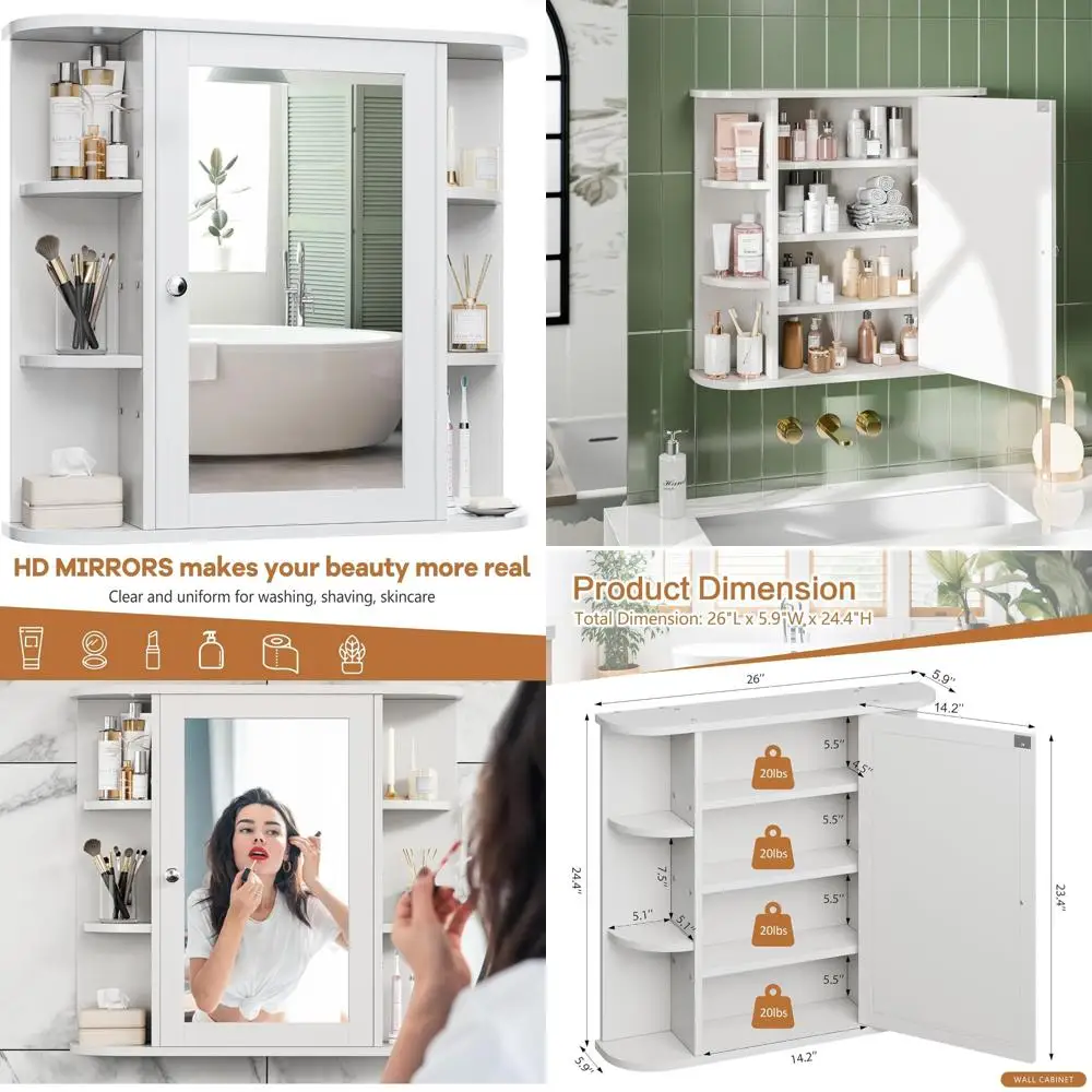 "Wall-Mounted White…