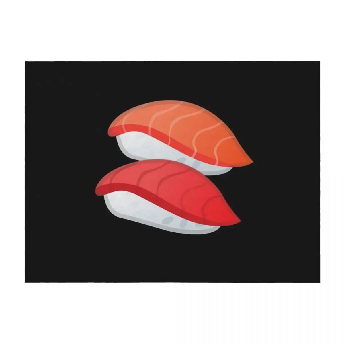 

Sushi Sashimi Seafood Gift forSushi Lovers Throw Blanket for winter Nap Luxury Baby Blankets