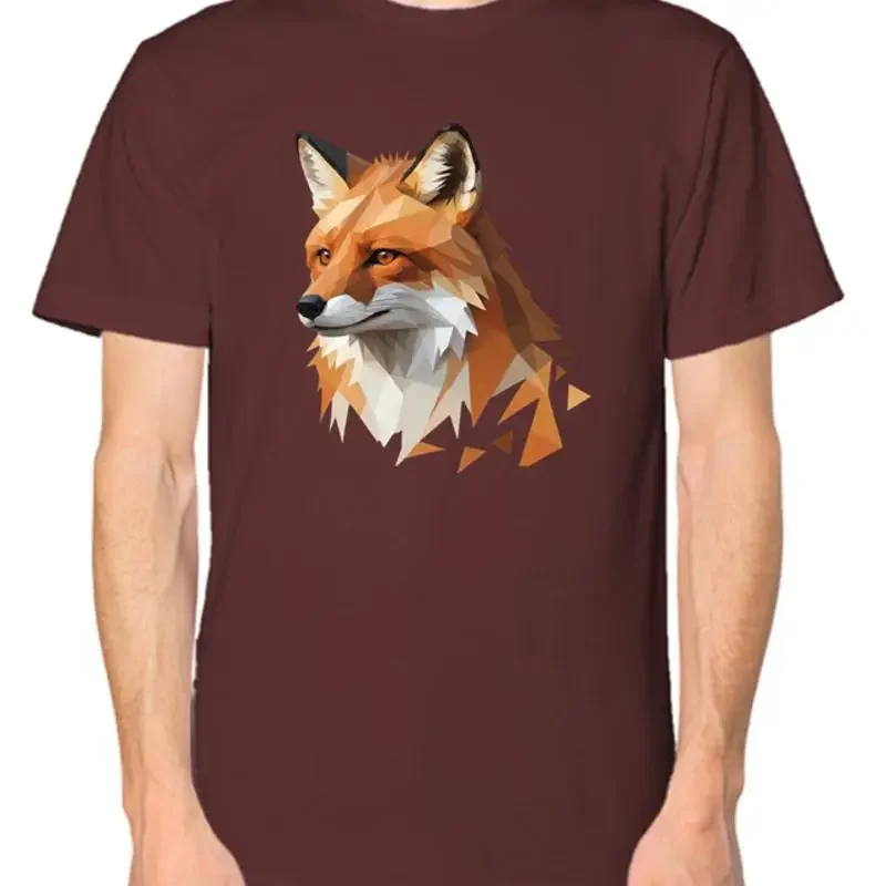 Camiseta Fox Vintage para Gimnasio, Camiseta de Algodón para Hombre, Ropa Urbana