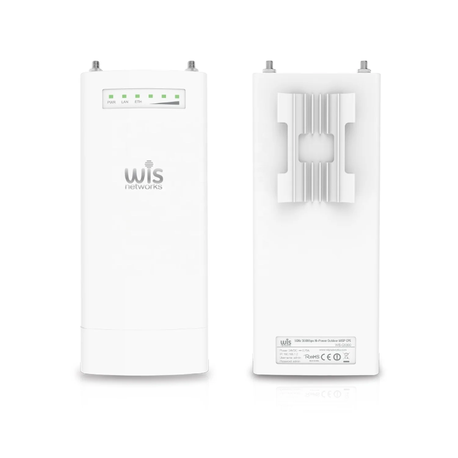 Wisnetworks 5GHz 11ac 867Mbps Hi-Power Outdoor Wireless WIFI AP Base Station for Ubiquiti R5AC-Lite