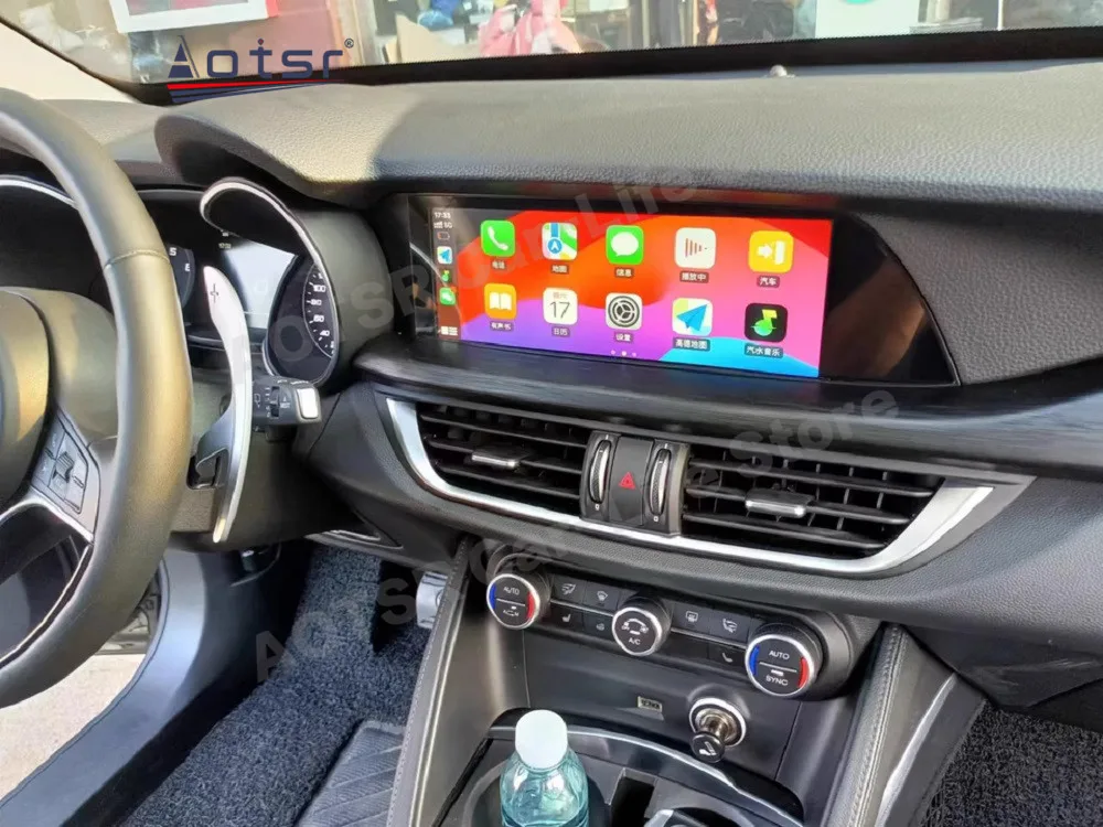 Multimedia Android AUTO Wireless Carplay For Alfa Romeo Stelvio Giulia 2015~2020 GPS Car Radio Stereo Sensitive player Head Unit