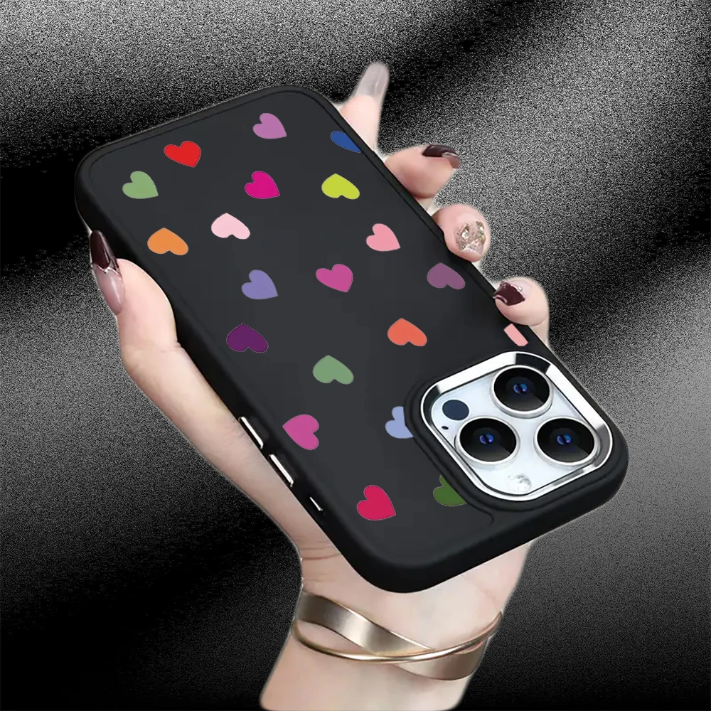 New design Love pattern case,suitable for iPhone16Pro Max/iPhone16Pro/iPhone16/ iPhone16 Plus to iPhone11 12 13 14 15 series