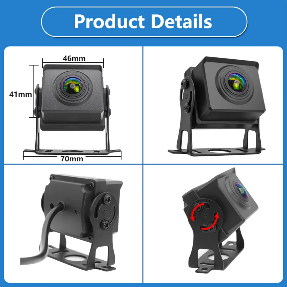 Smartour Truck Bus Rear View Rear Auxiliary Camera HD AHD 1920*1080P Fisheye Lens Wide Angle Waterproof CCD HD Night Vision