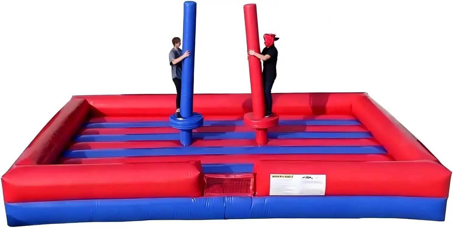 4*4m Inflatable Sport Game Jousting Arena Course Inflatable Fighting Arena Challenge Battle Game for Adults Juegos Inflables