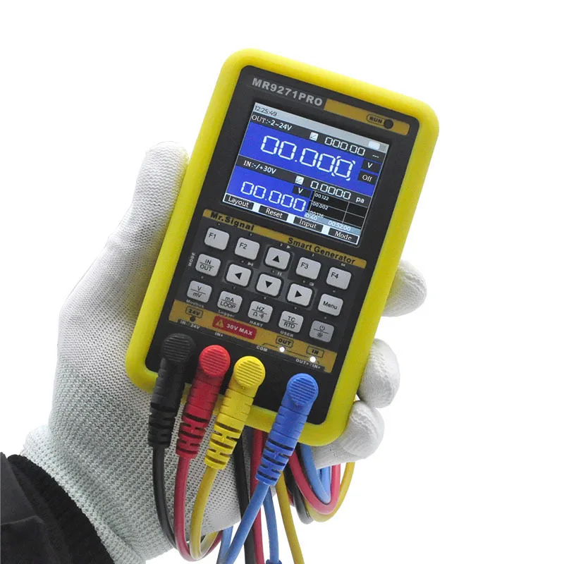 MR9271PRO Signal Generator 4-20ma Analog Hart Communicator Millivolt Modbus Debugging