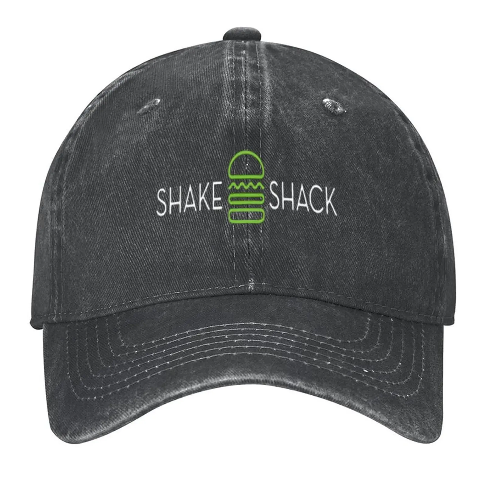 

Shake Shack Classic T-Shirt Baseball Cap Uv Protection Solar Hat Hat Luxury Brand men's big size hat cute Men Women's