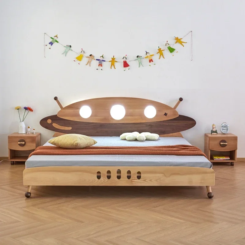 

Design Luxury Children Beds Solid Wood Modern Princess Loft Children Beds Toddler House Letto Bambini Bedroom A