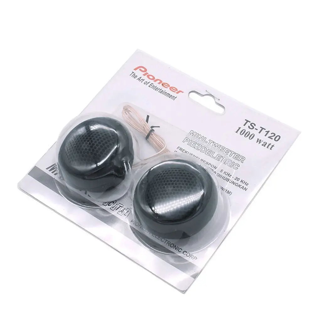 1 Pair 89db Car Audio TS-T120 Hifi Tweeter Speakers Tweeter Frequency Treble Car Speaker Accessories Electronic Accessories