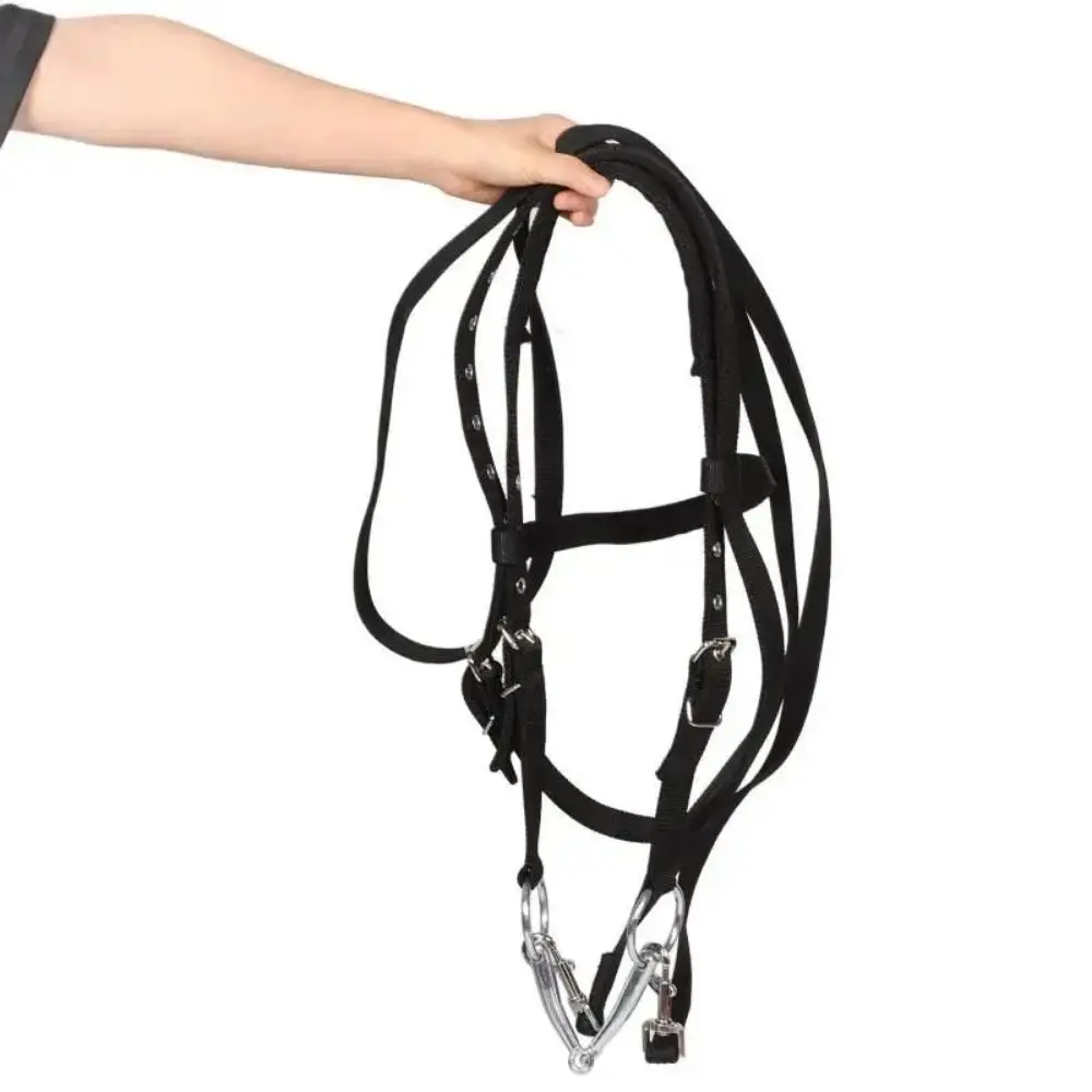 سميكة الرسن الحصان حزام قابل للتعديل ثلاثة ألوان الحصان الرقبة نقالة دائم الحصان تسخير الحصان Bridle عقال