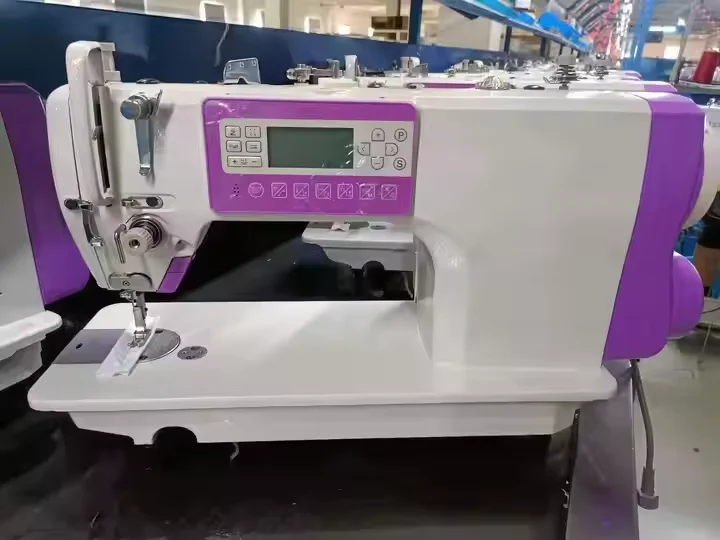 Machine à coudre industrielle automatique à point noué de haute qualité, prix d'usine QK-D4