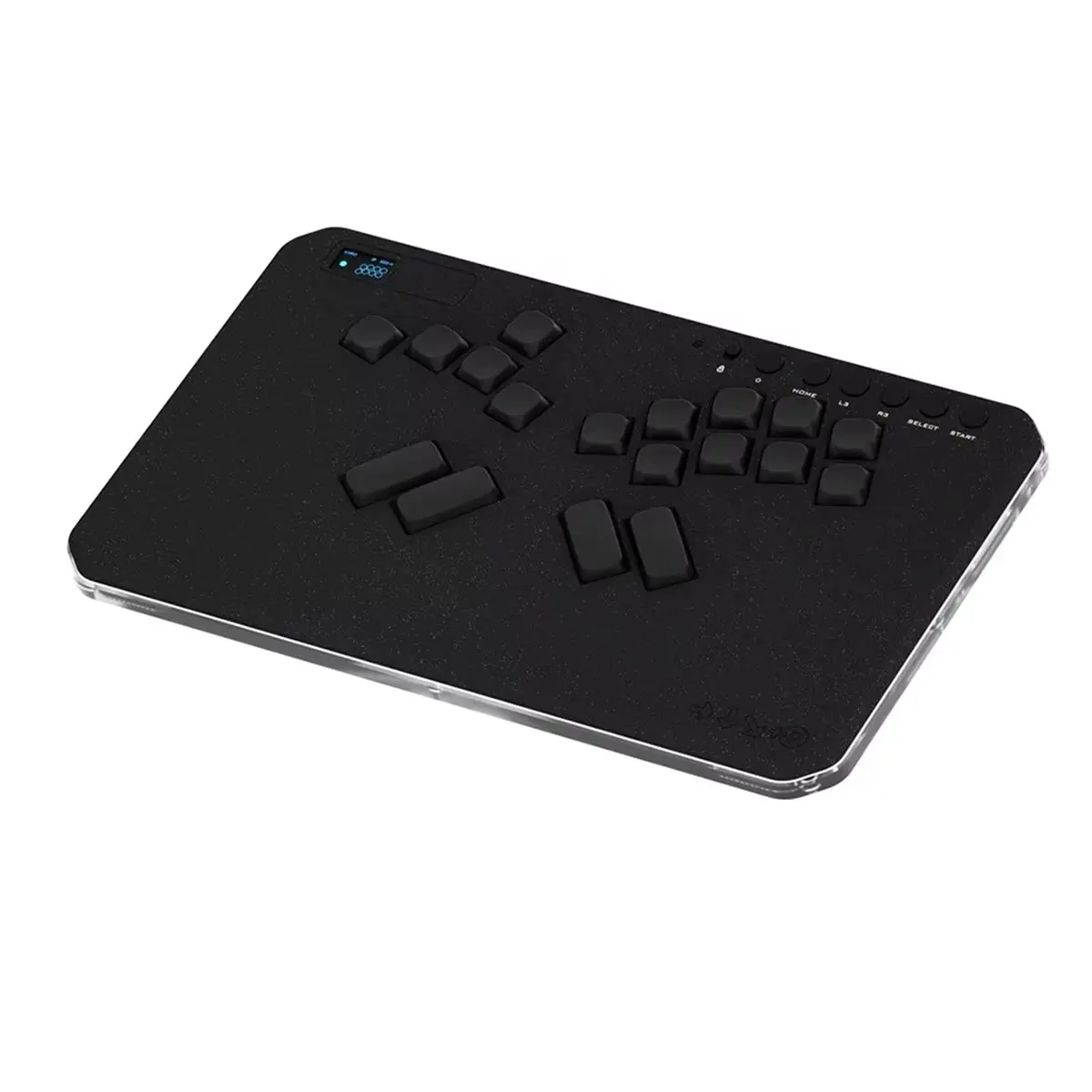 Y96A Mechanical Switch Keyboard Spraying Aluminum Shell Customized Gaming Hitbox for PC PS Switch Steam NS2 Black