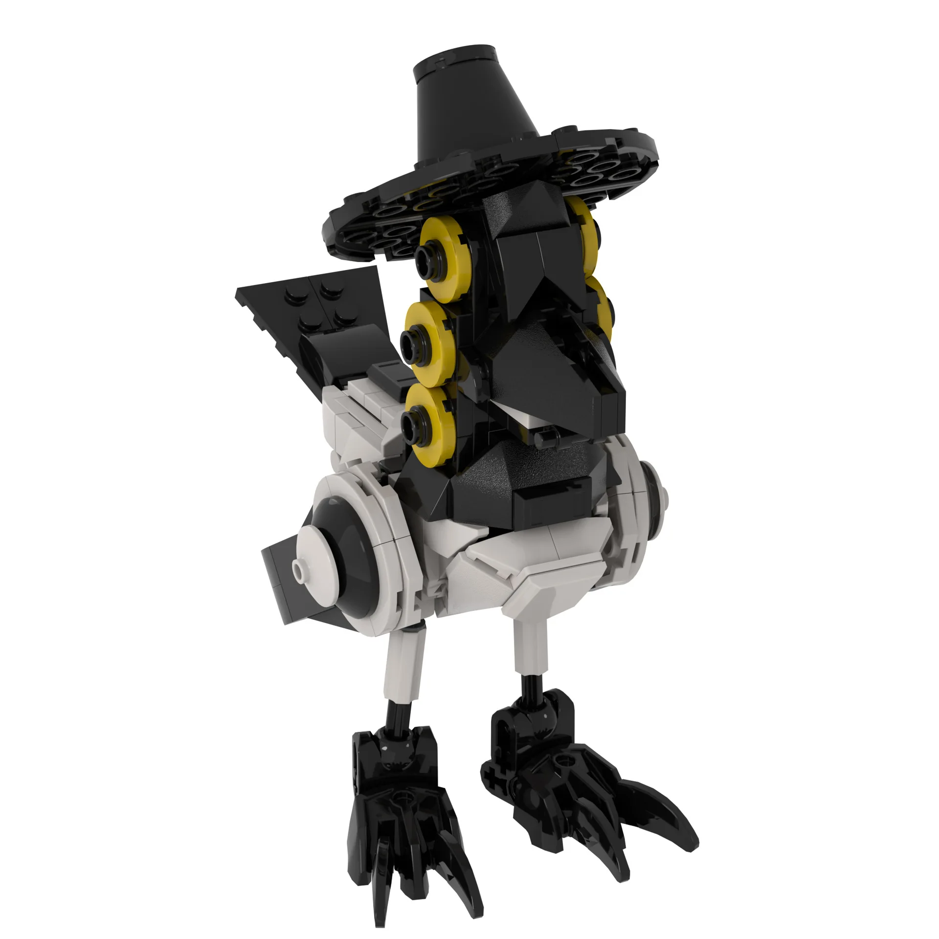 MOVC New Three-Eyed Raven DIY Creative Building Block Toy Educational Bricks for Children's Table Setting