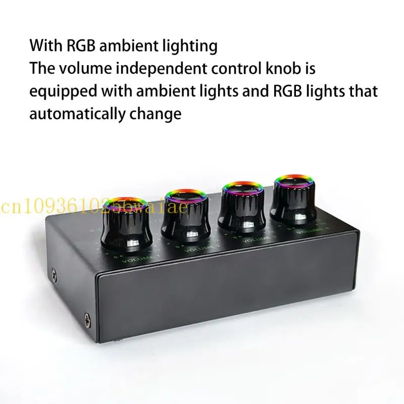 652F HZ400 Studio a 4 Amplificatore splific con adattatore cavi uditivi per effetti a colori per connessione