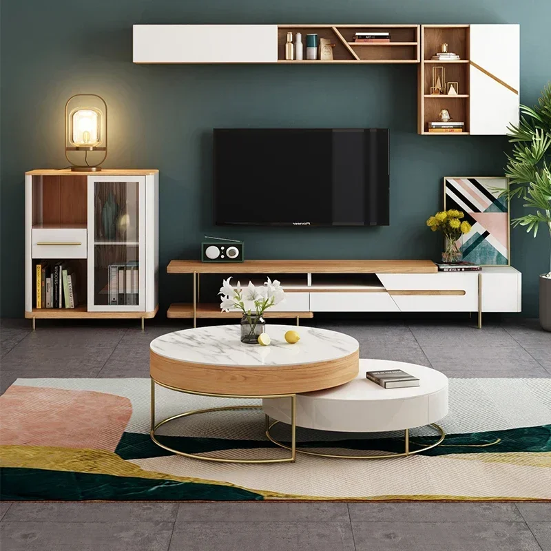 

for European style MDF wooden luxury living room furniture tv cabinet modern
