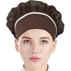 Mesh Work Hat Cook Accessories Breathable Smoke-proof Dust Cooking Hygienic Cap Work Wear Chef Hat Canteen Catering