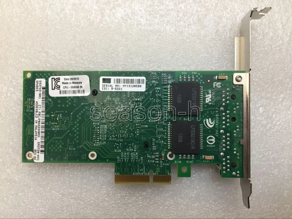 Adaptador de red Ethernet Gigabit 1G de cuatro puertos NC365T