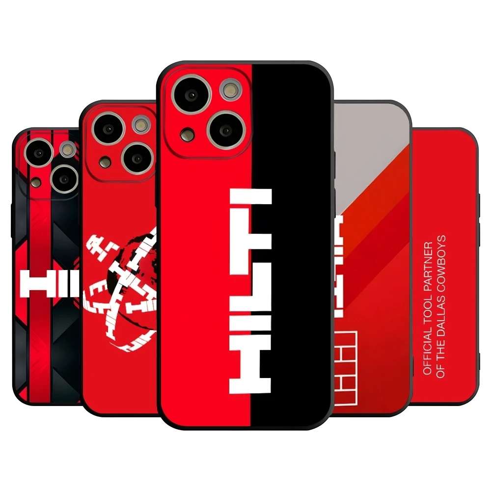 Toolbox Brand Hilti Tools Phone Case For 14 Pro Max For Apple Iphone 16 15 Po Max 12 Mini 11 13 Pro Xr X Xs 8 7 Plus Back Cover