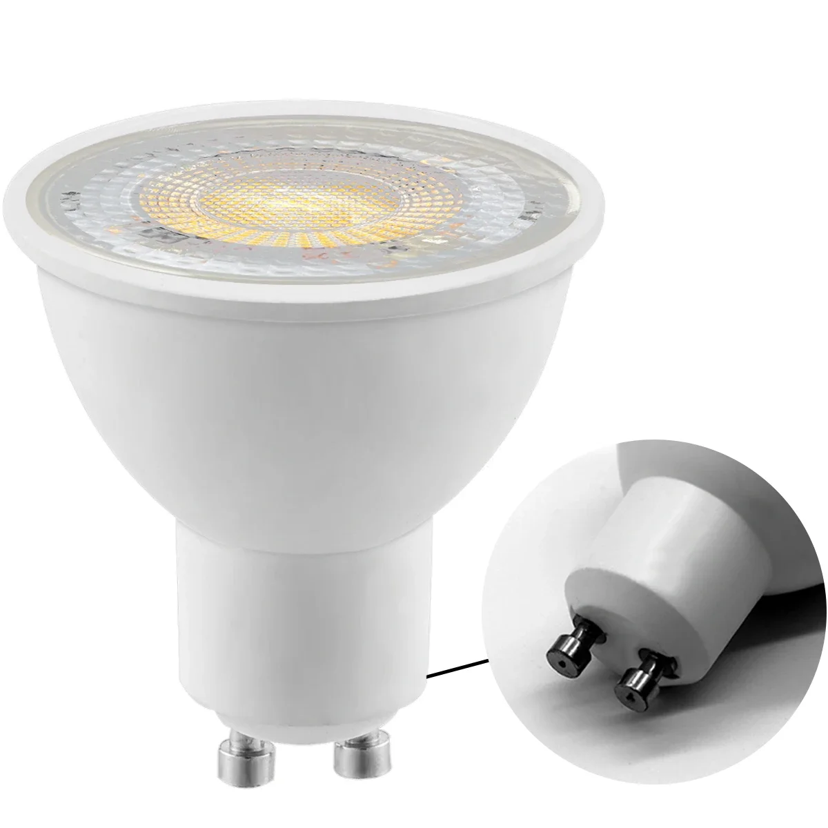 1-10pcs LED 38 degree spotlight GU10 220V 3W-8W High lumen high finger suitable for kitchen down lamp table lamp