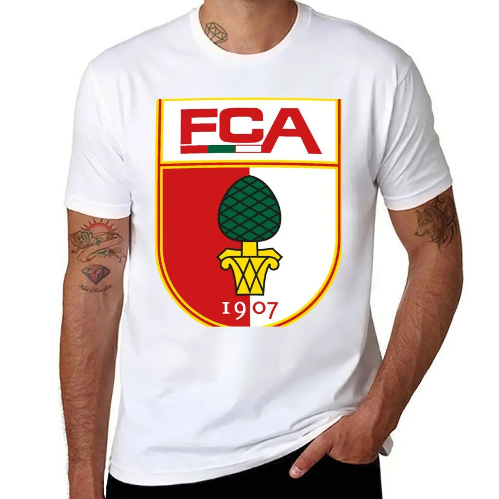 

New FC Augsburg New T-Shirt black t shirt Anime t-shirt funny t shirts for men