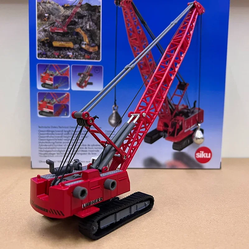 SIKU Diecast 1:87 Scale LIEBHERR Crawler Crane Alloy Engineering Car Model Collection Souvenir Display 1834