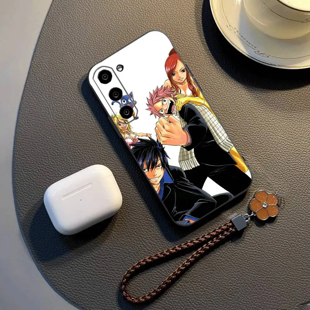 

Fairy Tail Manga Cool JP Phone Case For Samsung Galaxy A73,A72,A71,A70,A53,A52,A51,Others Soft Black Cover