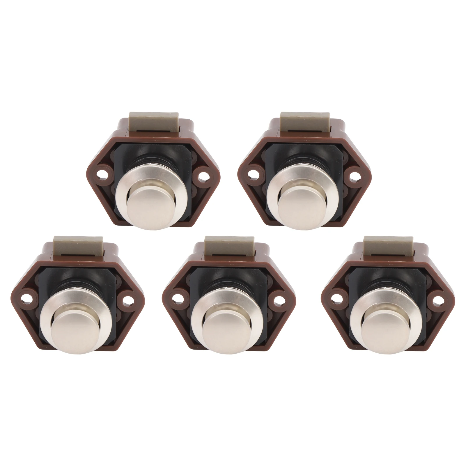 Push Button  Elegant Multipurpose RV Keyless Cupboard Door Knob  for Motorhome Home Yachts RV Push Button