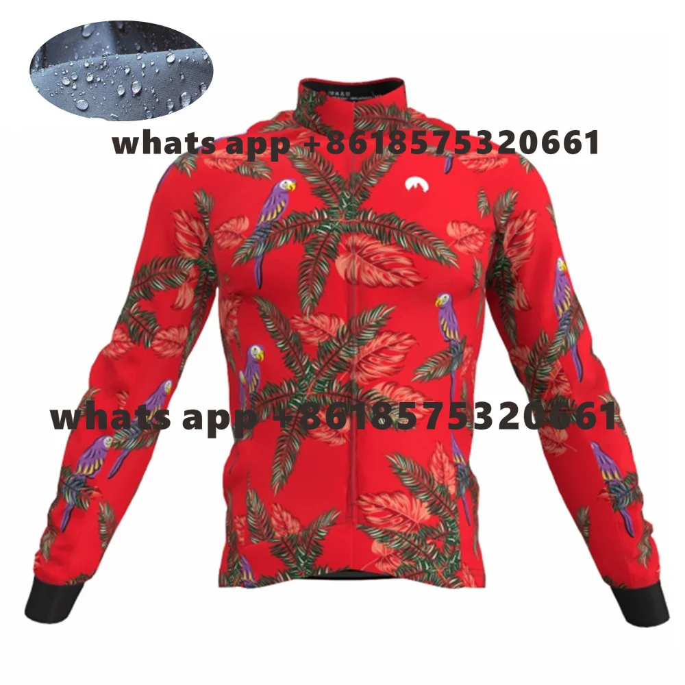 

New Men's Cycling Jacket Waterproof Windbreaker Lightweight Ultralight Long Sleeve Raincoat Summer Outdoor MTB Bike Coat