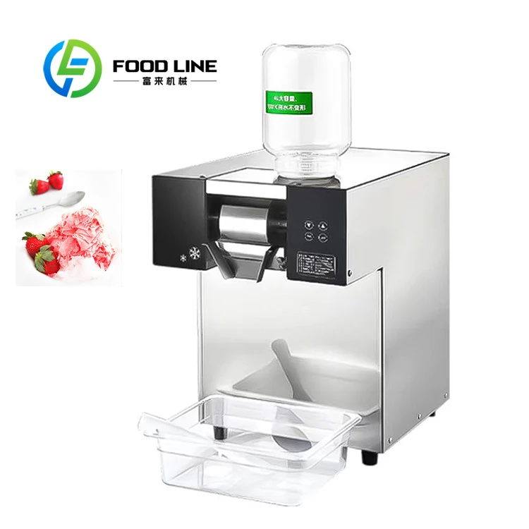 Customized Water Cooling Automatic Bingsu Machine Snowflake Shaved Ice Maker for Commercial Use
