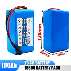 Akumulator 18650 7 s3p 100000mah 24V Lifepo4 + ładowarka 2A do wózka rowerowego Battery litowe