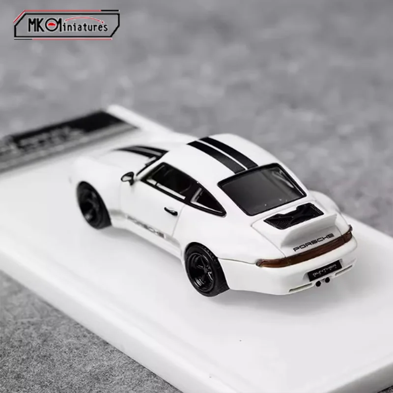 Mk Miniatures Gunther Werks 993(GW993) 400R Hars Limited Edition Schaal 1:64 Simulatiemodel Collectible Statische Display Auto Speelgoed