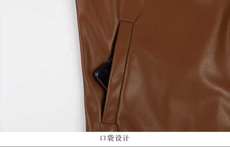 Mauroicardi Spring Autumn Cool Luxury Short Black Soft Light Pu Leather Jacket Men Zipper Casual Mens Jackets and Coats Fashion 46 Secbdc53232884ffba065e28e49060161A
