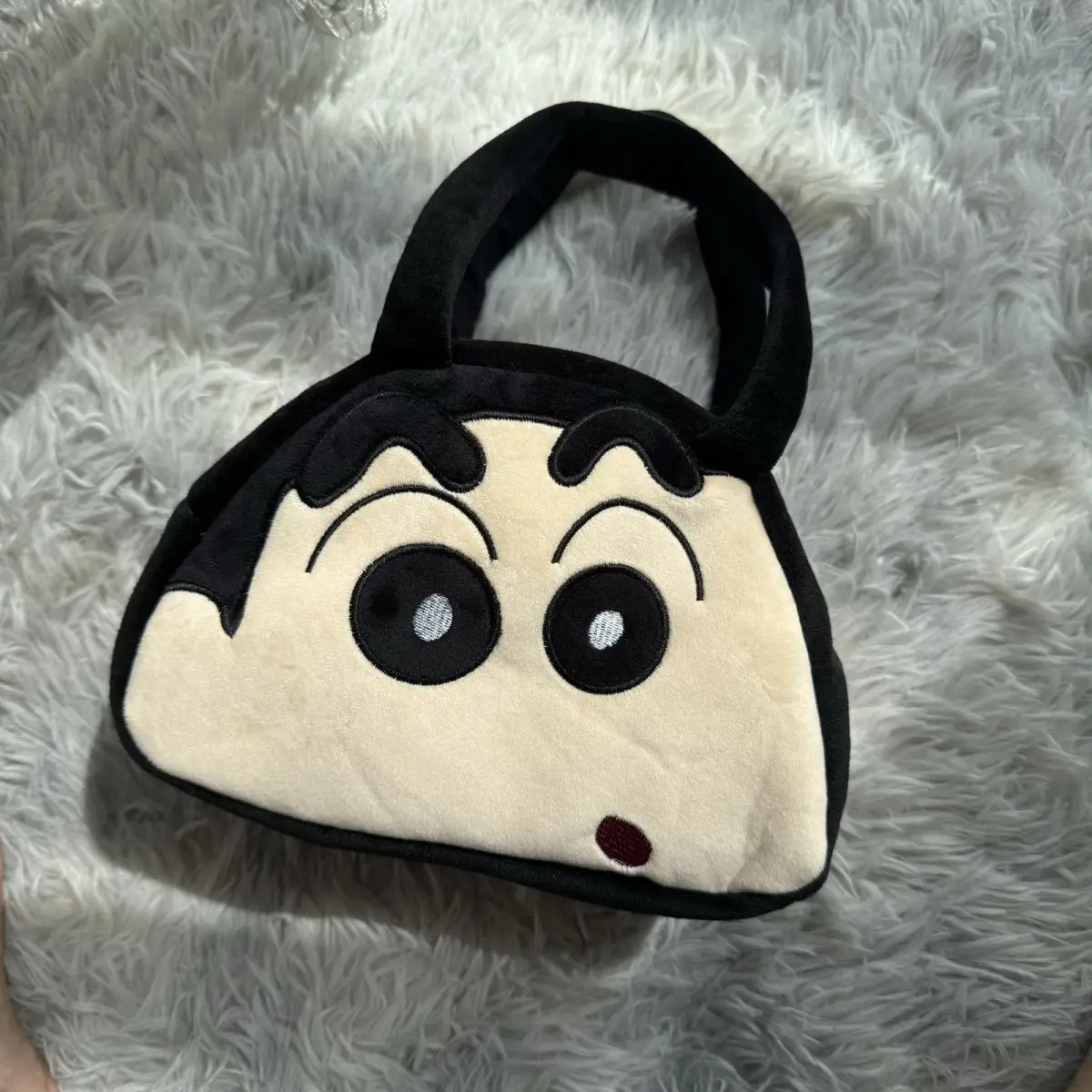 Crayon Shin Chan Makeup BagPortable Outward Carrying Bag Women Large Capacity CartoonGrocery Storage Bag Crayon Shin-chan Bag