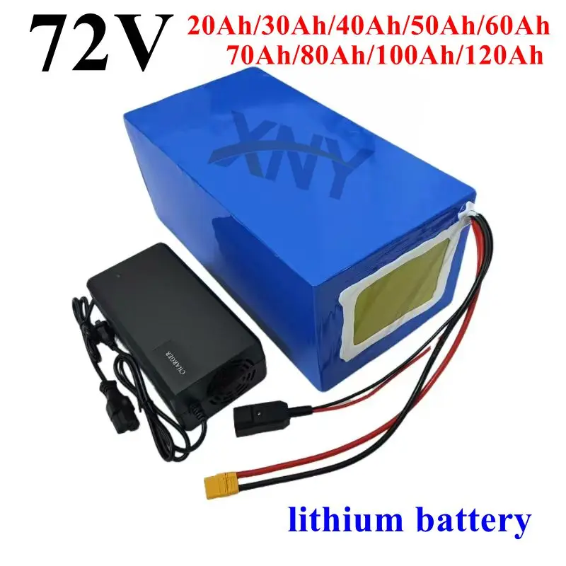 

72V 100Ah 200ah 300ah lithium ion battery pack lipo 3000W 5000W 8000W 15000W motor