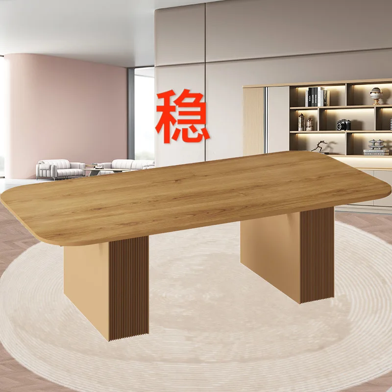 financial  simple modern student study desk office furniture large desk staff supervisor self-installed