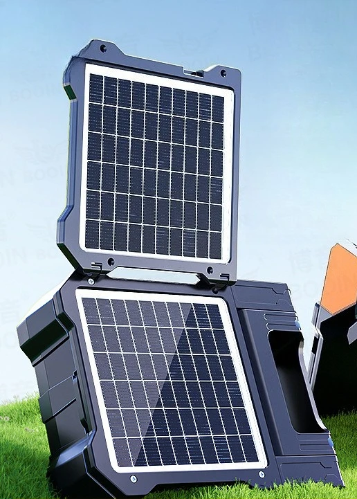 

Grab the German outdoor camping fan, dual solar panel rechargeable electric fan, new super long battery portable ceiling fan