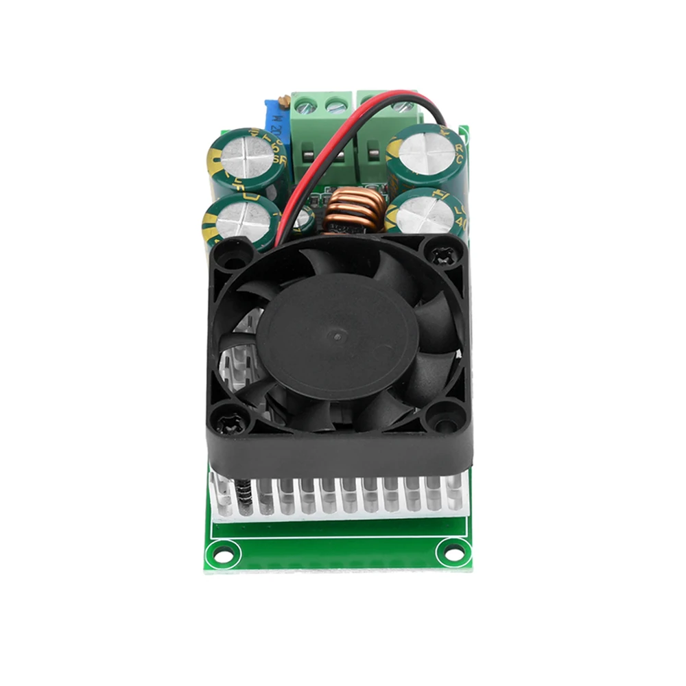 Ajustável Buck Power Supply Board, DC-DC Converter, 10A Step-Down Power Supply Module, 96% de eficiência, 25V para DC1.2-35V