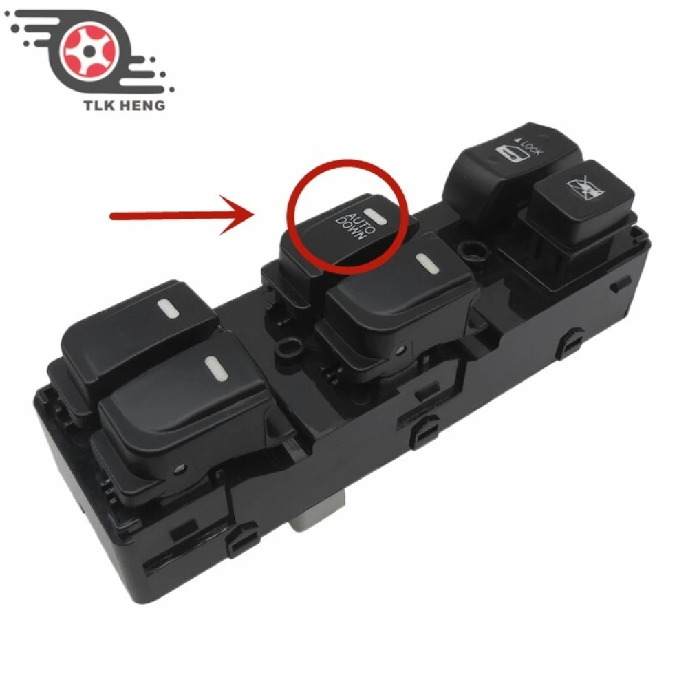 

Power Window Master Switch Front Left 93570-0Q000 For Hyundai Elantra 2008-2015