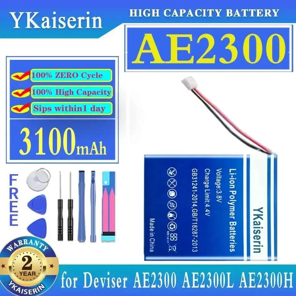 

Стабильный 3100 мАч для Deviser Hylb-1787 AE2300 AE2300L AE2300H тестер оптического волокна оптическая батарея