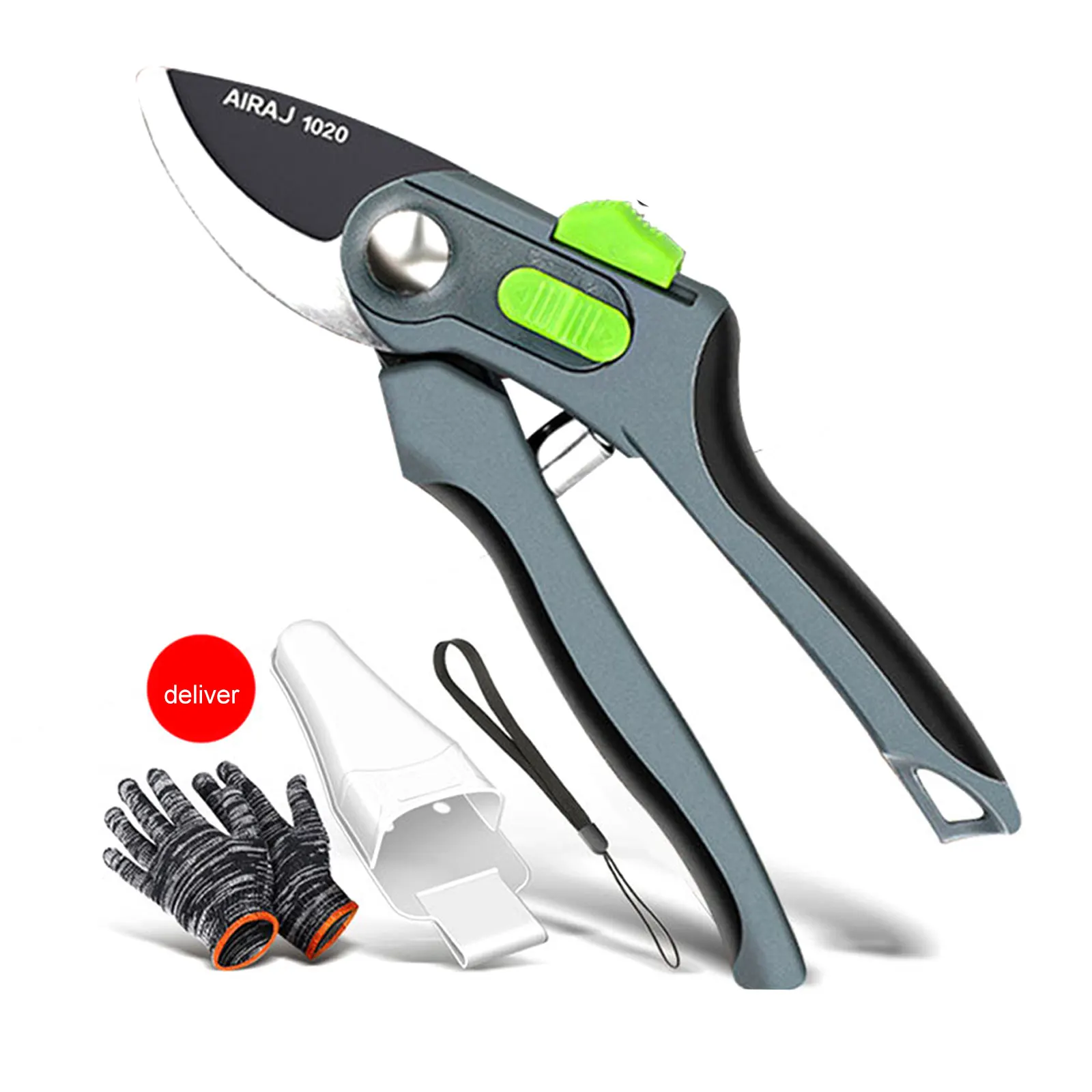 Pruning Plants Pruning And A Pair Of Gloves ，Plant Garden Shortbone Shear Portrait Pruning Gardening Scissors Cuttering